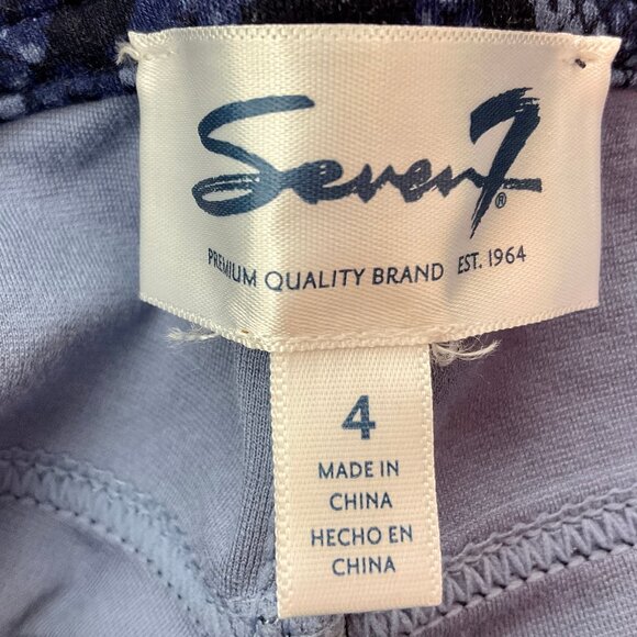 Seven7 Sz4 Indigo Pythod Skinny Pants - Picture 4 of 12